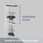 Under Desk Cable Management Tray in Silver