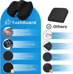 TushGuard Memory Foam Seat Cushion for Pain Relief