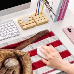 American Flag Baseball Desk Pad Mouse Mat