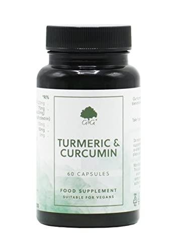 High Strength Turmeric & Curcumin Capsules with Black Pepper