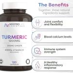 Turmeric Curcumin Capsules with Ginger & Vitamin D3