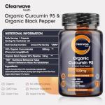 Organic Curcumin 95 Capsules with Black Pepper