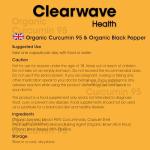 Organic Curcumin 95 Capsules with Black Pepper