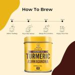 Blue Tea: Turmeric & Ashwagandha Herbal Tea Bags