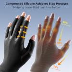 Fingerless Compression Gloves for Arthritis Relief