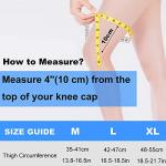 KGONE Breathable Knee Compression Sleeve for Pain Relief