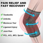 KGONE Breathable Knee Compression Sleeve for Pain Relief