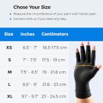 Fingerless Compression Gloves for Arthritis Relief