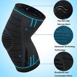 KGONE Breathable Knee Compression Sleeve for Pain Relief