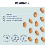 Immune Plus: Vitamin C, Zinc & Elderberry Capsules