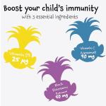 Nutriburst Kids Immune Support Gummies - Blueberry Flavor