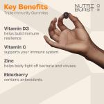 Nutriburst Triple Immunity Gummies - Immune Support