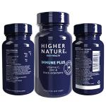 Immune Plus: Vitamin C, Zinc & Elderberry Capsules