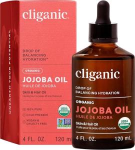 Cliganic 100% Pure Organic Jojoba Oil (4oz)