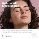 Organic Rose Water Spray for Face and Hair