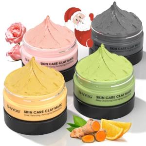 4-Piece Vegan Face Mask Set for Glowing Skin