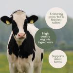 Unscented Herb-Infused Whipped Tallow Balm