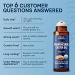 Organic Castor & Frankincense Eye Roller 10ml