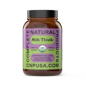 Organic Milk Thistle Capsules - 500 mg Silymarin