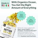 Organic D3 + K2 Supplements for Bone Health