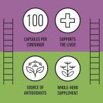 Organic Milk Thistle Capsules - 500 mg Silymarin