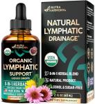 Organic Lymphatic Support Drops with Echinacea & Elderberry
