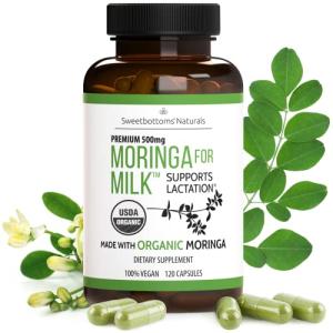 Organic Moringa Capsules for Breastfeeding Support