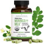 Organic Moringa Capsules for Breastfeeding Support