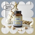 Organic Garlic Capsules - 520mg, 100 Vegetarian Pills