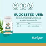 MaryRuth Organics NAC Supplement Vegan Capsules 120 Count