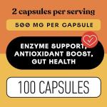 Organic Papaya Enzyme Capsules for Digestive Health