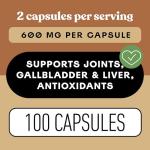 Pure Organic Turmeric Capsules for Liver Health