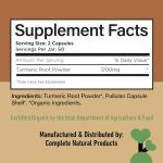 Pure Organic Turmeric Capsules for Liver Health