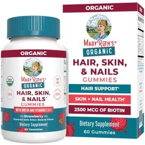 MaryRuth's Organic Biotin Gummies for Hair, Skin, Nails