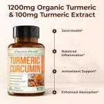 High Potency Vegan Turmeric Curcumin Capsules