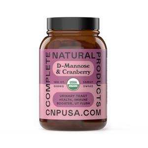 Organic D-Mannose & Cranberry Capsules for UT Support