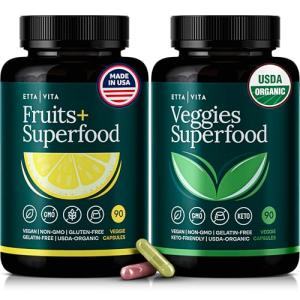 Organic Veggie & Fruit Capsules for Daily Energy