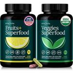 Organic Veggie & Fruit Capsules for Daily Energy