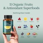 Organic Veggie & Fruit Capsules for Daily Energy