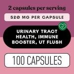 Organic D-Mannose & Cranberry Capsules for UT Support