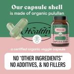 Organic Hibiscus Capsules for Antioxidant Support, 100ct