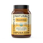 Organic Dandelion Root Capsules - 600mg, 100 Count