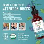 MaryRuth Organics Kids Focus Drops - Vegan Formula