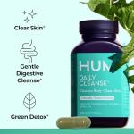 HUM Daily Cleanse Acne Support Supplements, 60 Capsules