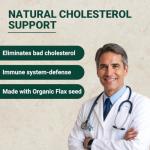 Plant Sterols & Omega-3s Supplement with Flaxseed