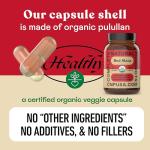 Organic Red Maca Root Capsules - 800mg, Vegan