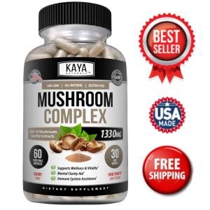 Mushroom Complex: Lion's Mane, Reishi, Shiitake Capsules