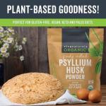 Viva Naturals Organic Psyllium Husk Fiber Powder