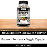 Mushroom Complex: Lion's Mane, Reishi, Shiitake Capsules