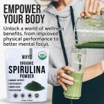 WHYZ Organic Spirulina Powder - Vegan Protein Boost